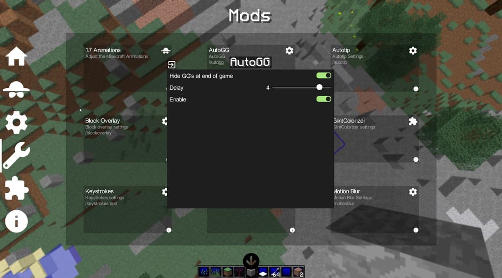The settings menu (also about the 300th iteration of it)