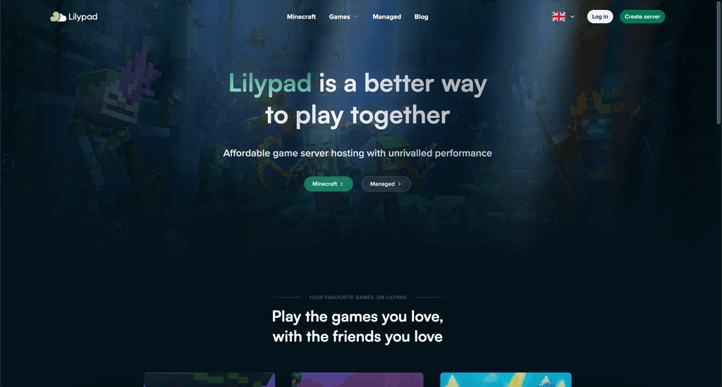 The Lilypad.gg website